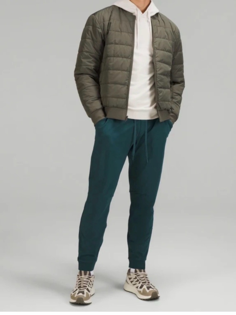 lululemon athletica City Sweat Jogger in  Green/Teal- Medium